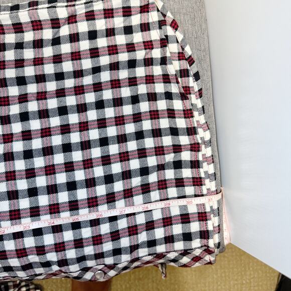 True Religion Black Red Plaid Flannel Pearl Snap Western Shirt Top Mens Size XXL - Picture 13 of 14